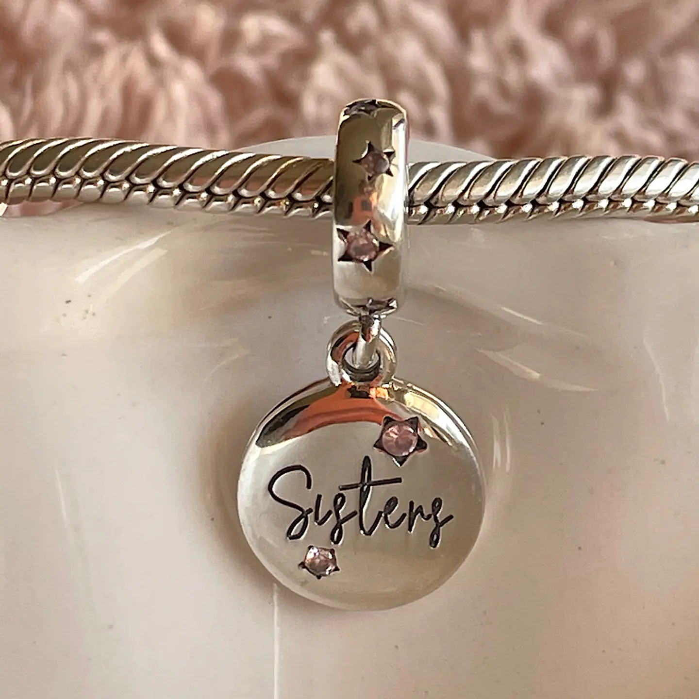 Charm Hermanas Colgante Plata 925 1