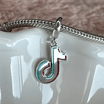 Charm TikTok Colgante Plata 925