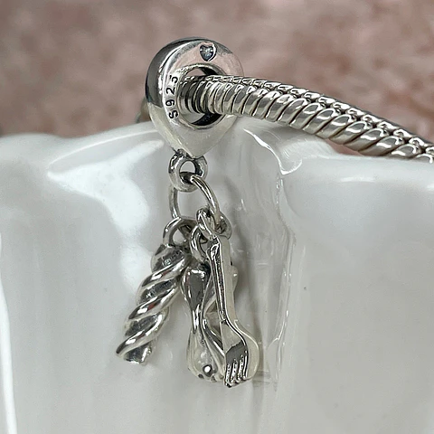Charm Pastas Plata 925