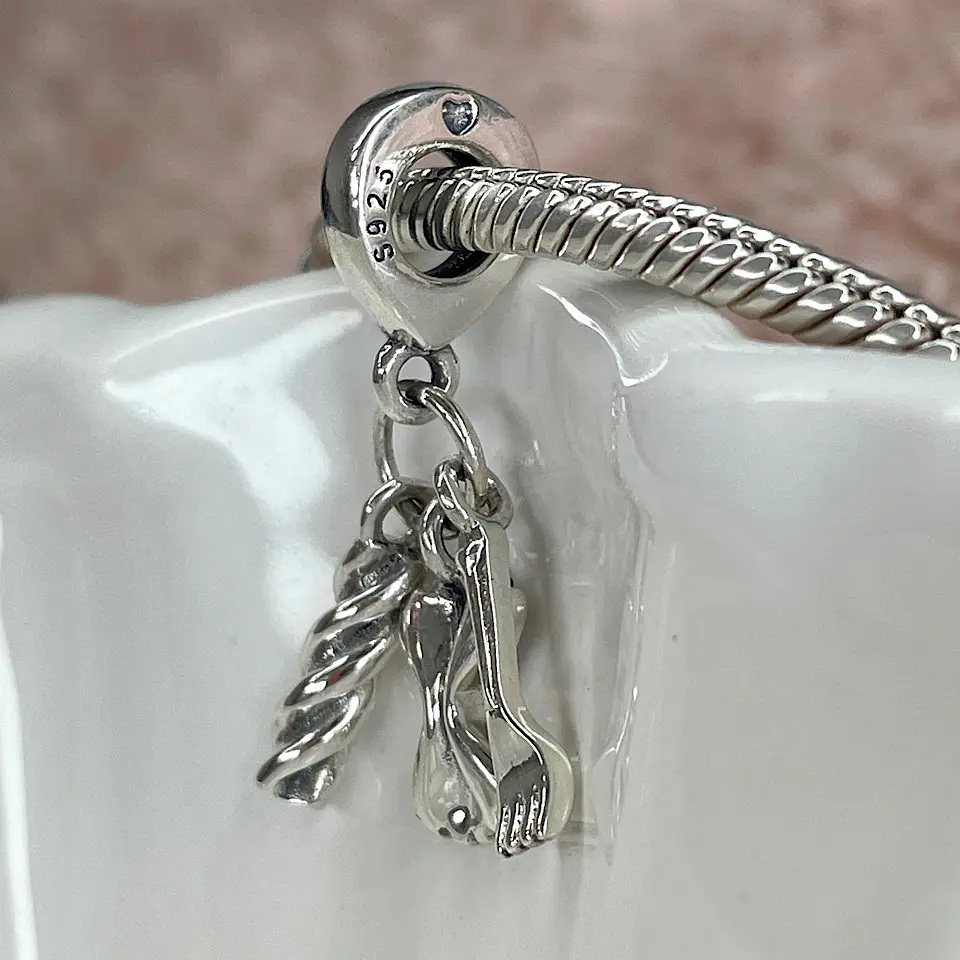 Charm Pastas Plata 925 2