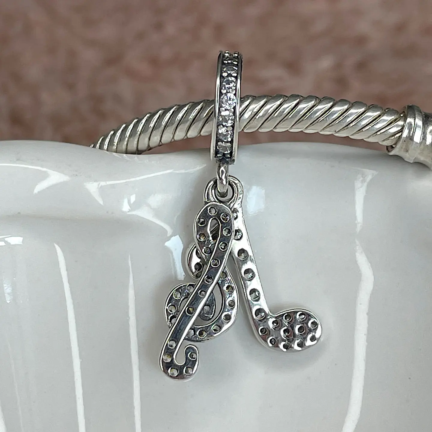 Charm Nota Musical Plata 925 2