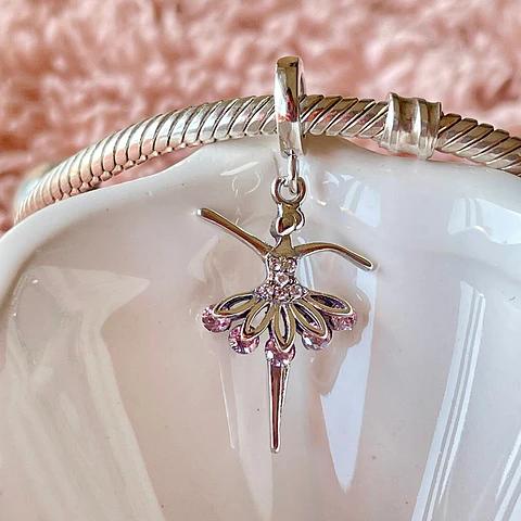Charm bailarina Plata 925