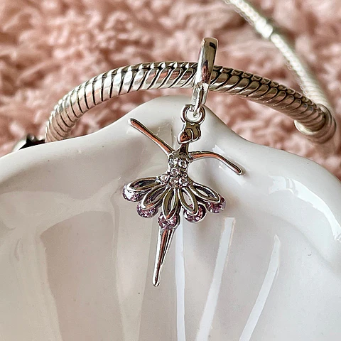 Charm bailarina Plata 925