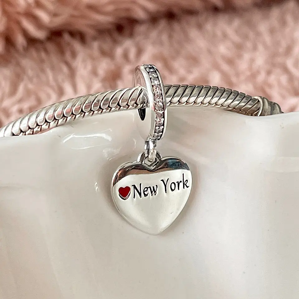 Charm Corazón New York Plata 925 1