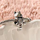 Charm Gato Juguetón Plata 925 - Miniatura 3