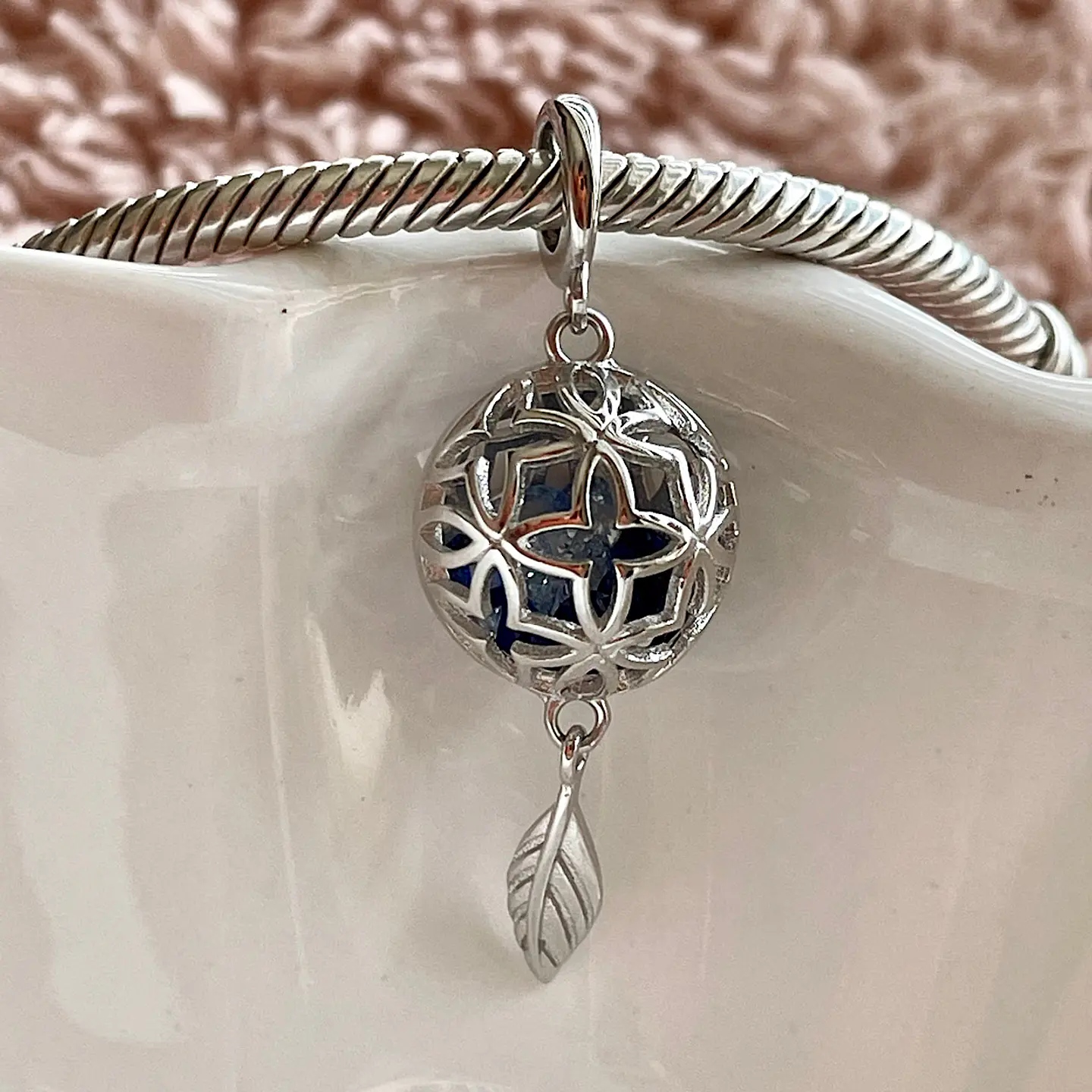 Charm Llamador de Ángeles Plata 925 3