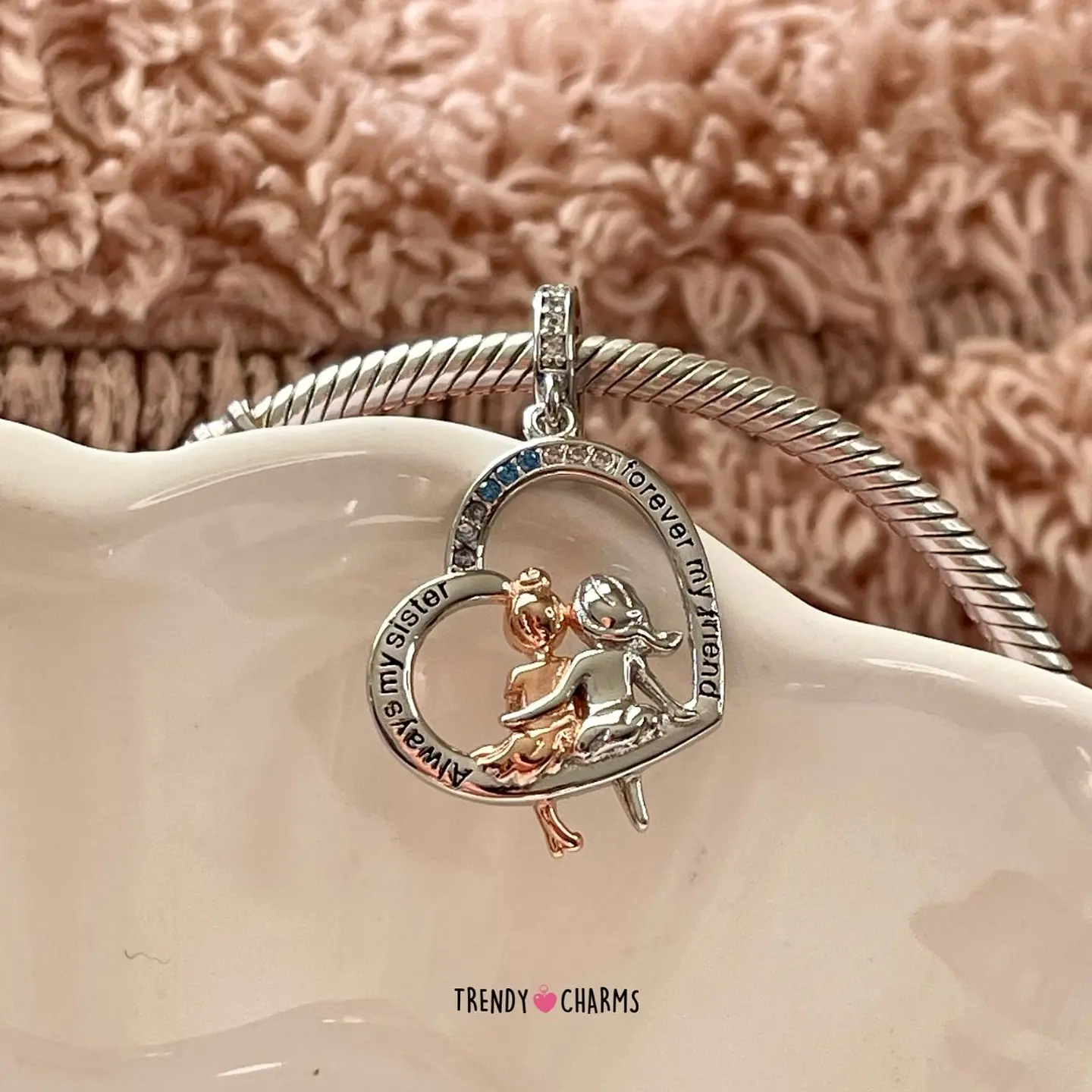 Charm Hermanas Unidas Plata 925 1