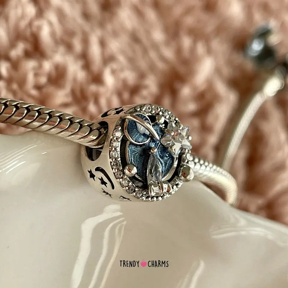 Charm Galaxia y Saturno Plata 925 3