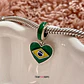 Charm Brasil Te Amo Plata 925 - Miniatura 2