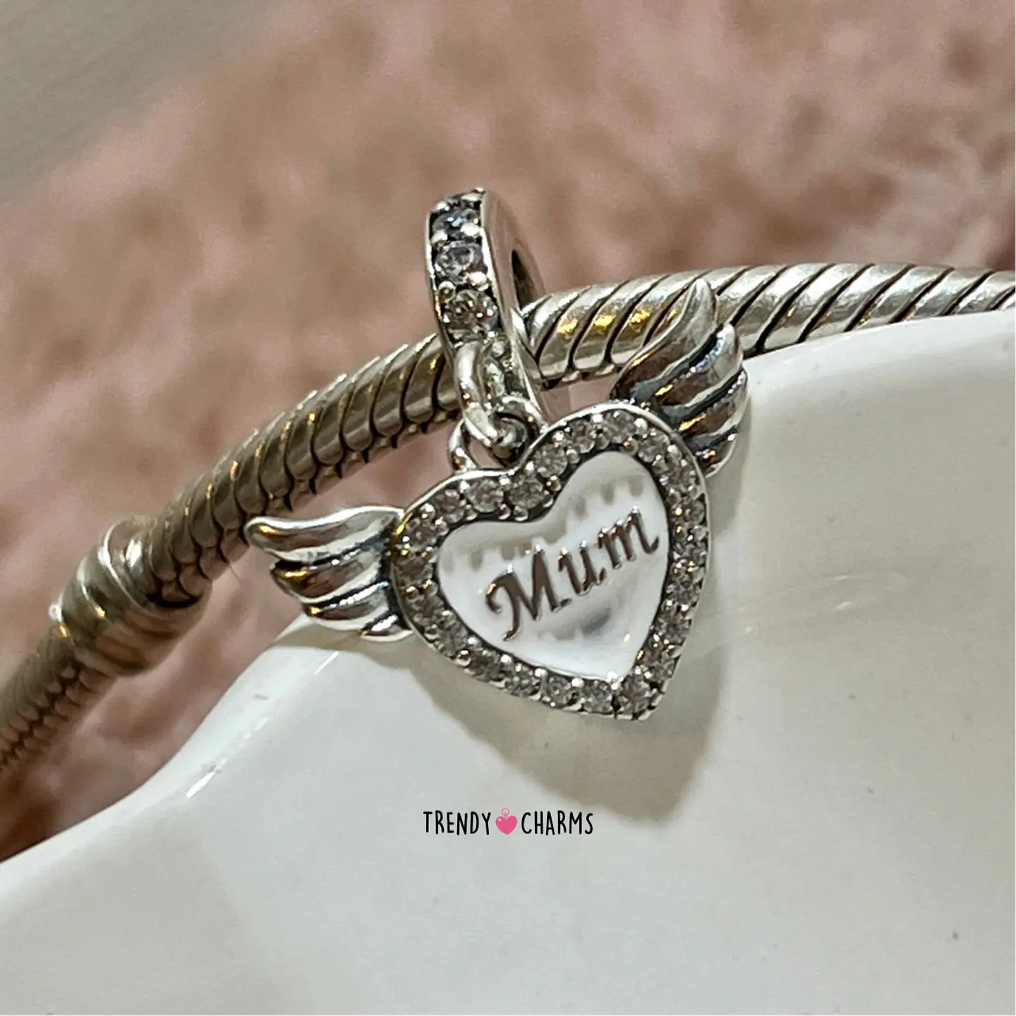 Charm Mamá mi ángel Guardián Plata 925 1