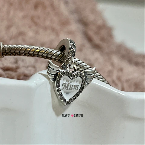 Charm Mamá mi ángel Guardián Plata 925