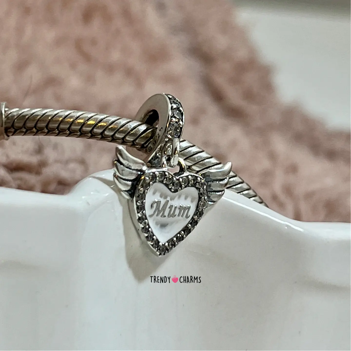 Charm Mamá mi ángel Guardián Plata 925 2