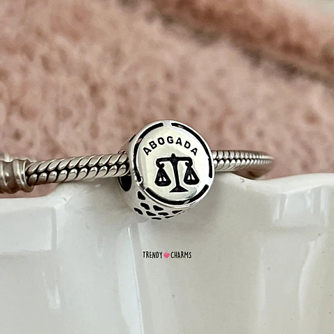 Charm Abogada Plata 925