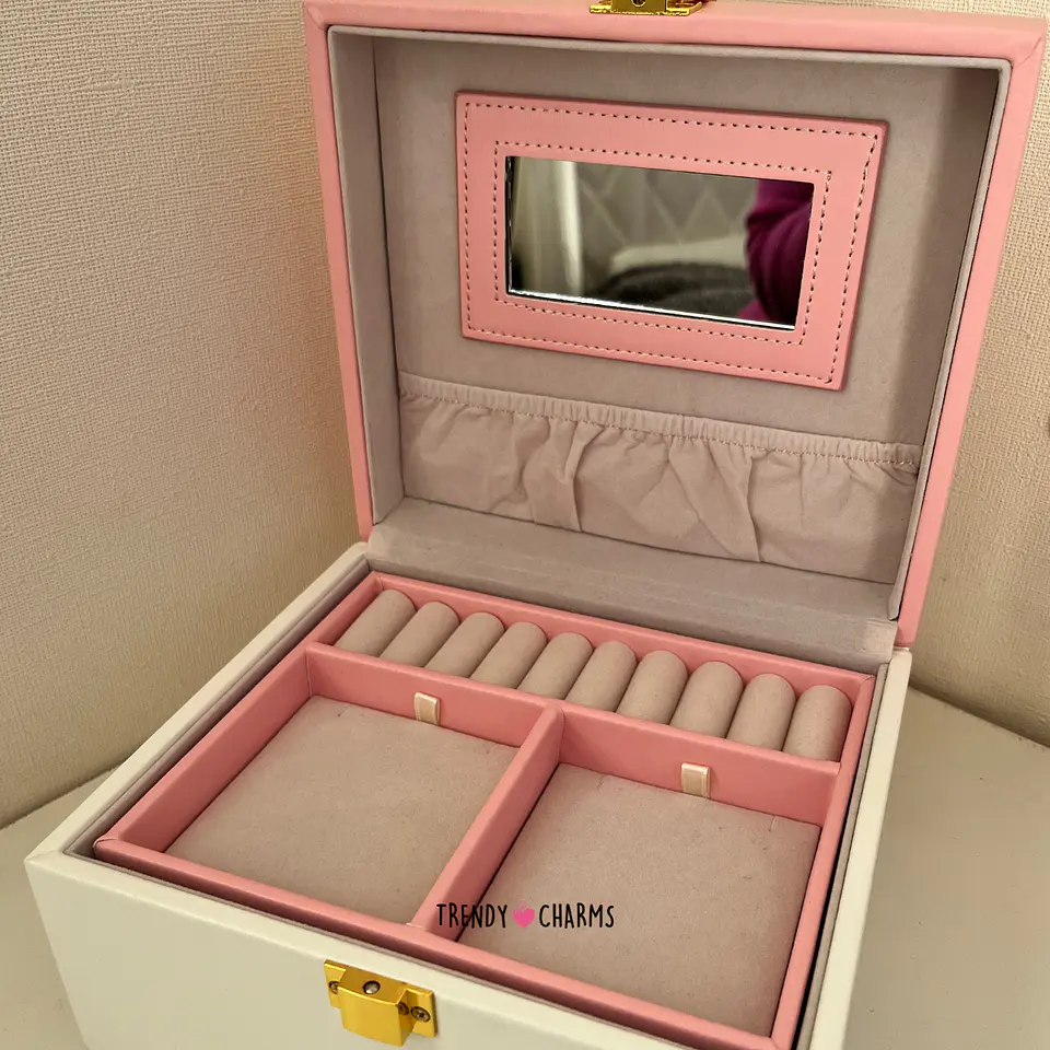 Joyero Glam Pink & White 3