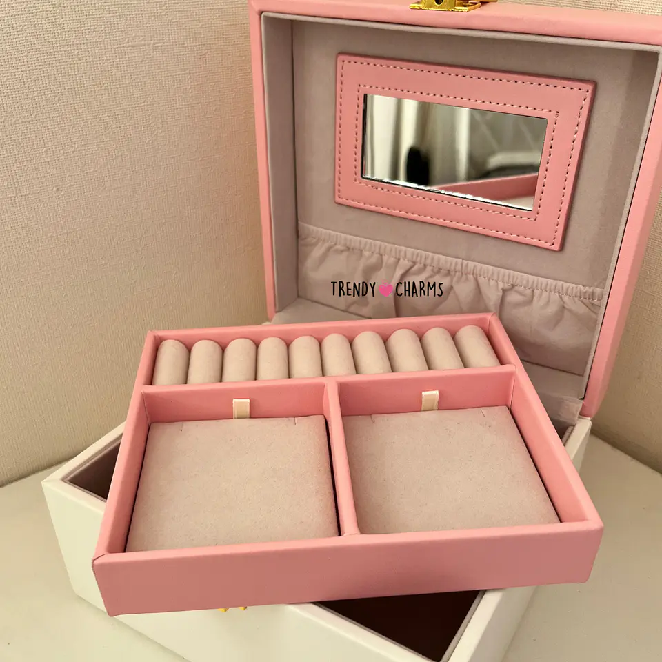 Joyero Glam Pink & White 4