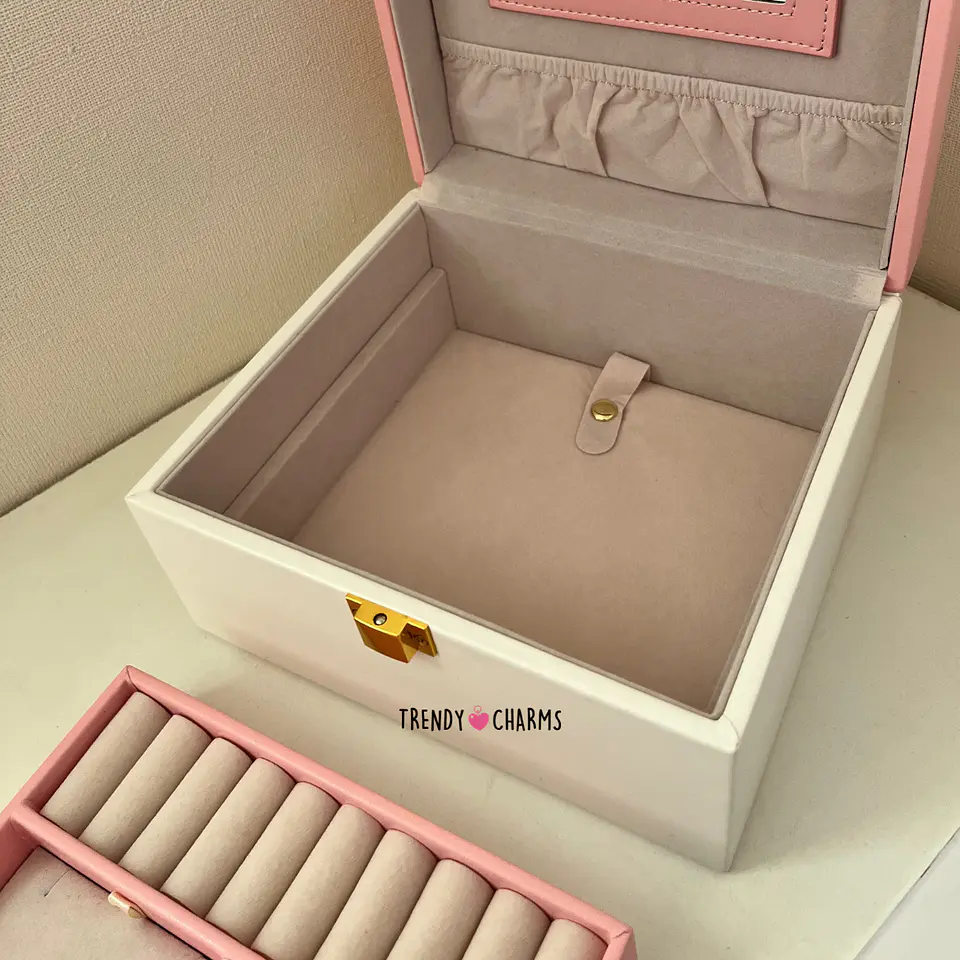 Joyero Glam Pink & White 5
