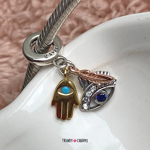 Charm Colgante Tótem Protector Plata 925
