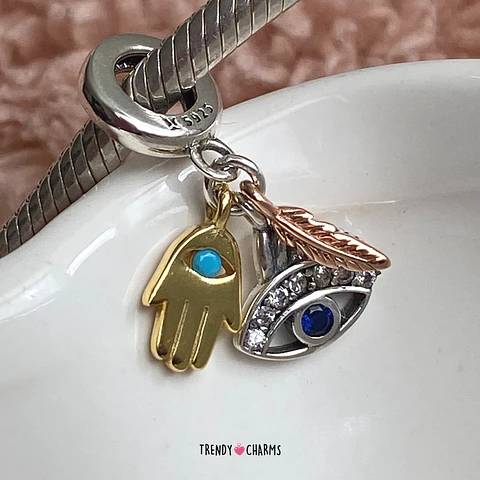 Charm Colgante Tótem Protector Plata 925