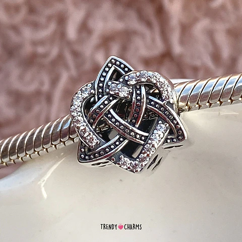 Charm Triqueta Nudo Celta del Amor Plata 925