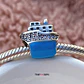 Charm Crucero Azul Plata 925 - Miniatura 1