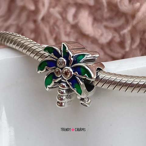 Charm Palmera Plata 925