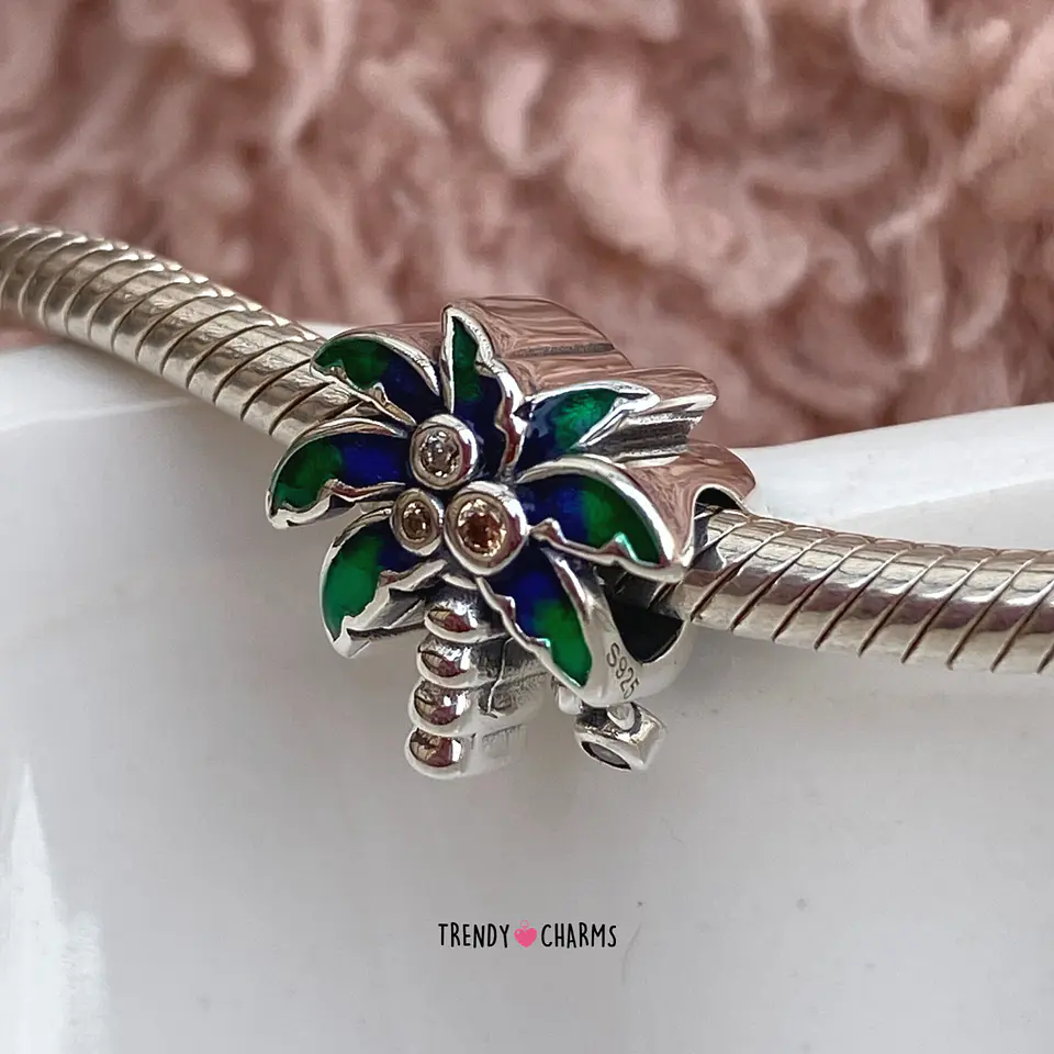 Charm Palmera Plata 925 2