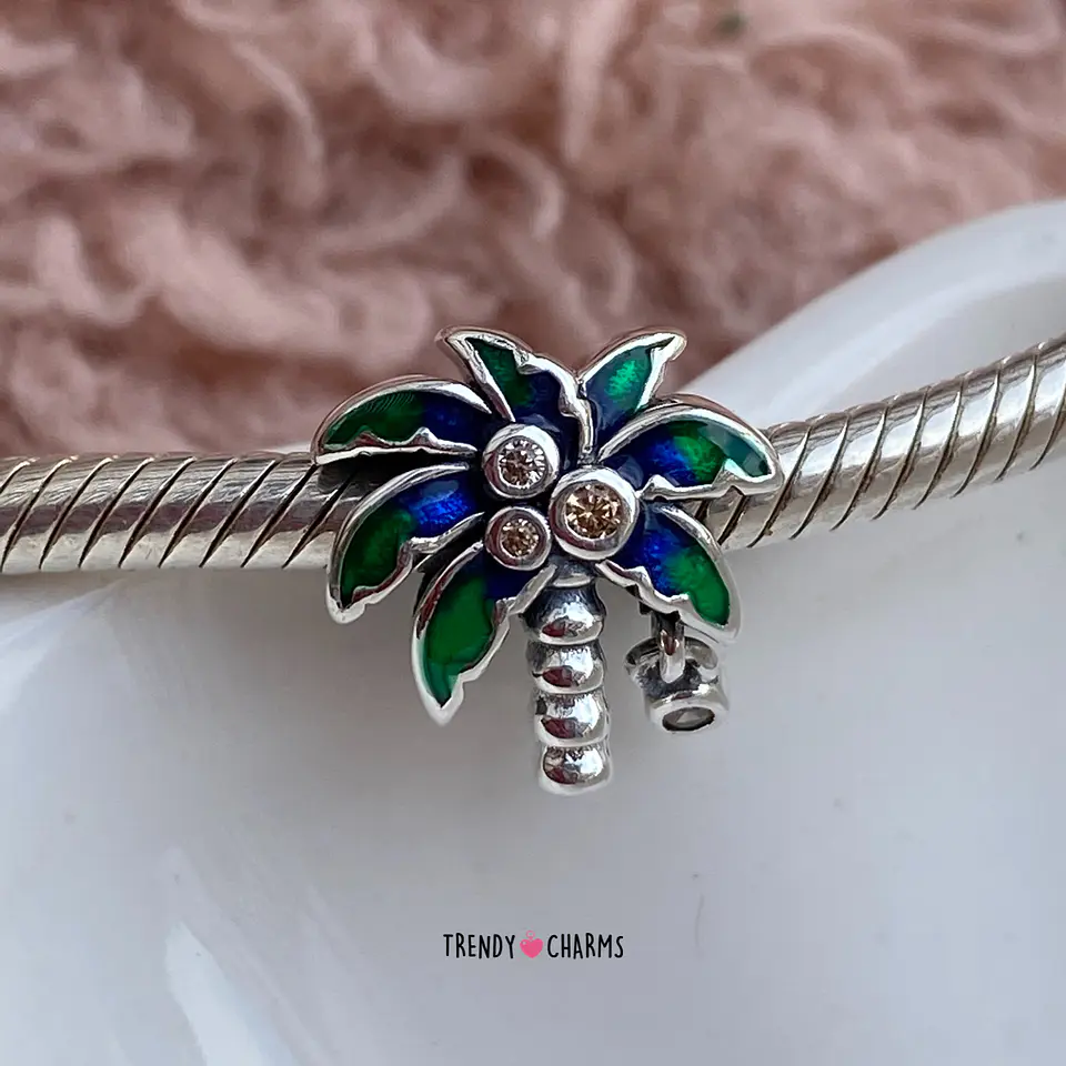 Charm Palmera Plata 925 1