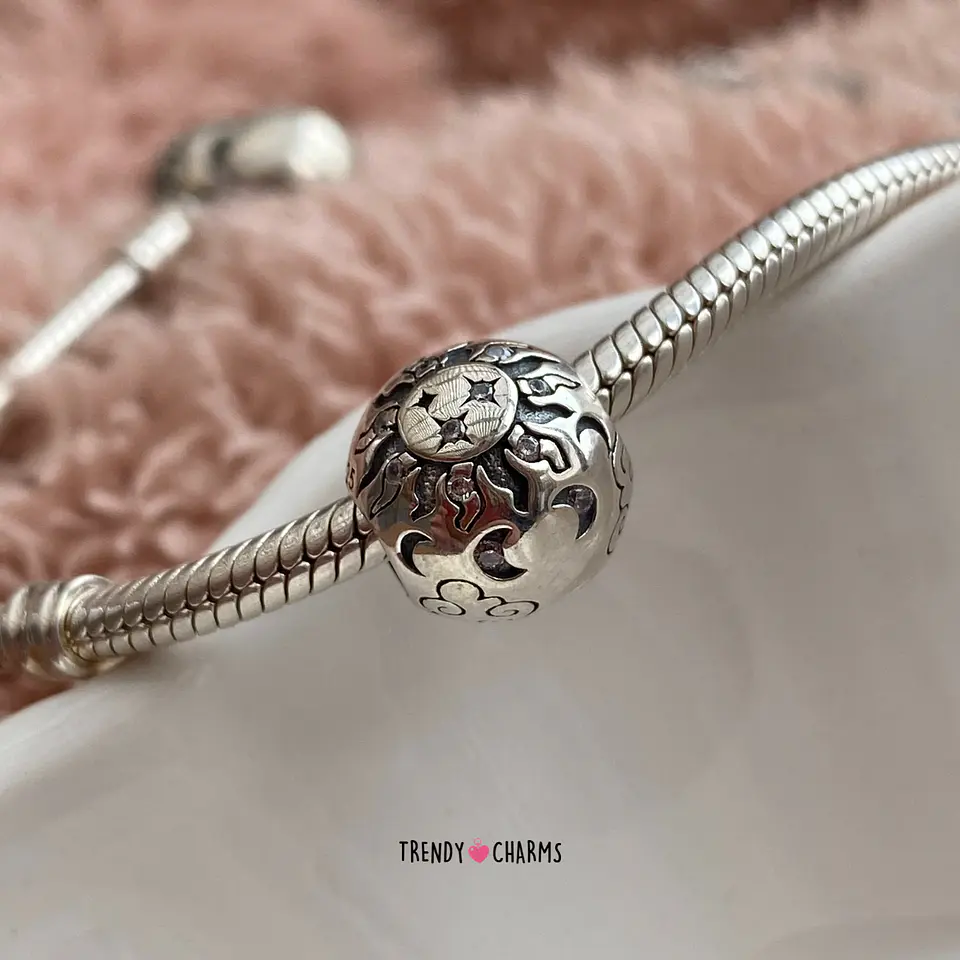 Charm Amuleto Sol y Luna Plata 925 1