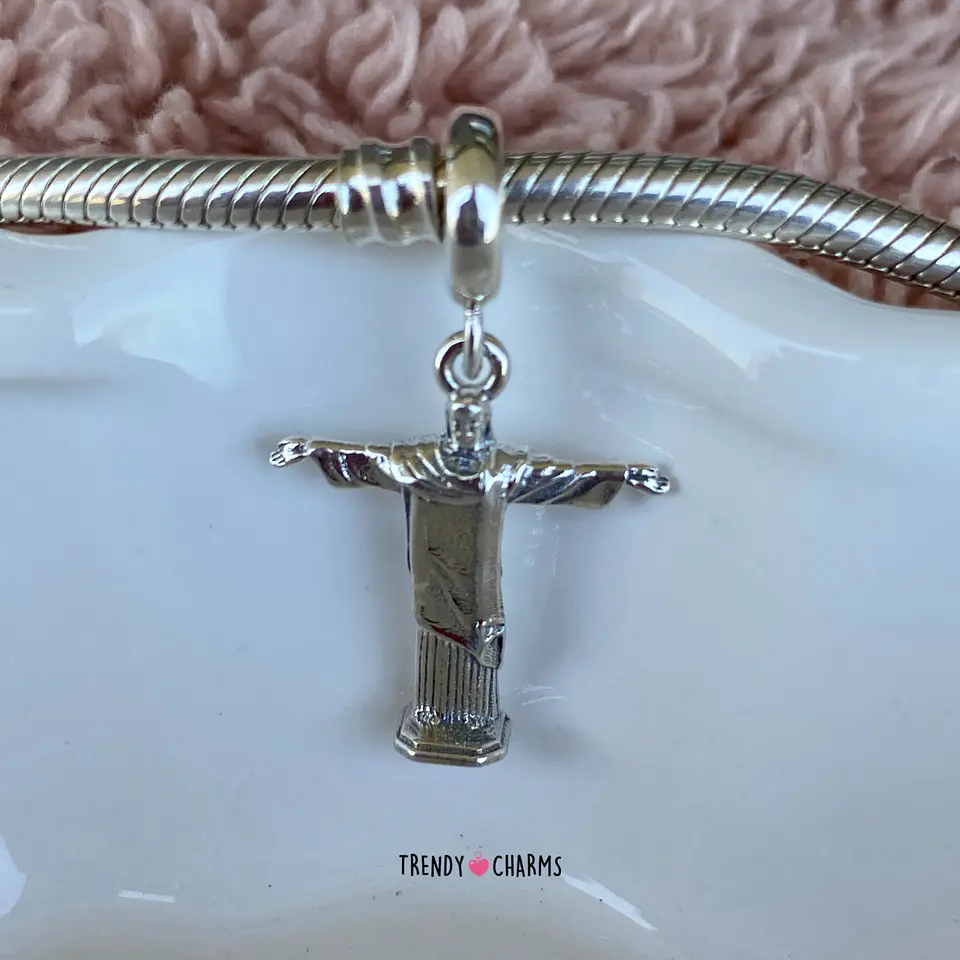 Charm Cristo Redentor Plata 925 1