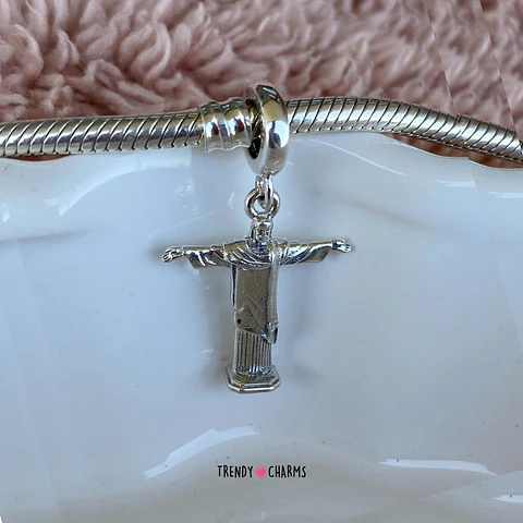 Charm Cristo Redentor Plata 925