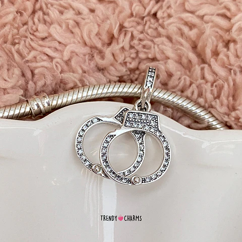 Charm Esposas Policía Plata 925