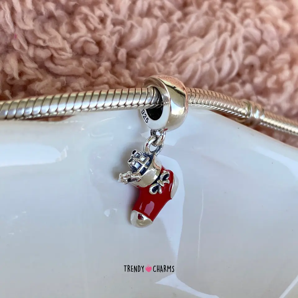 Charm Bota de Navidad Plata 925 2