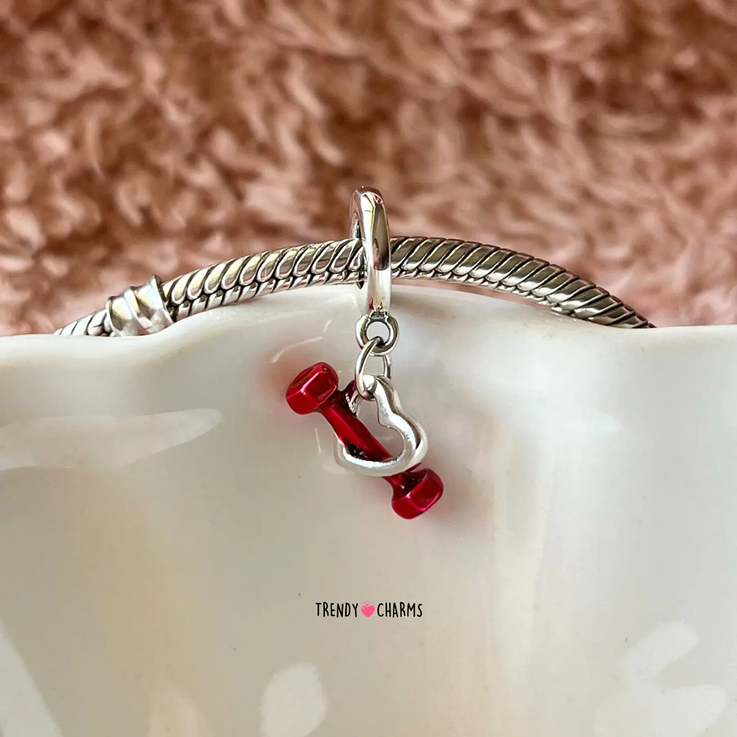 Charm Amo el Deporte Plata 925 3