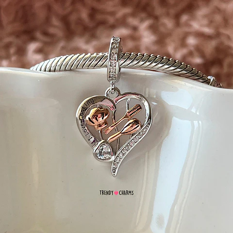 Charm Chef Cocinera Plata 925