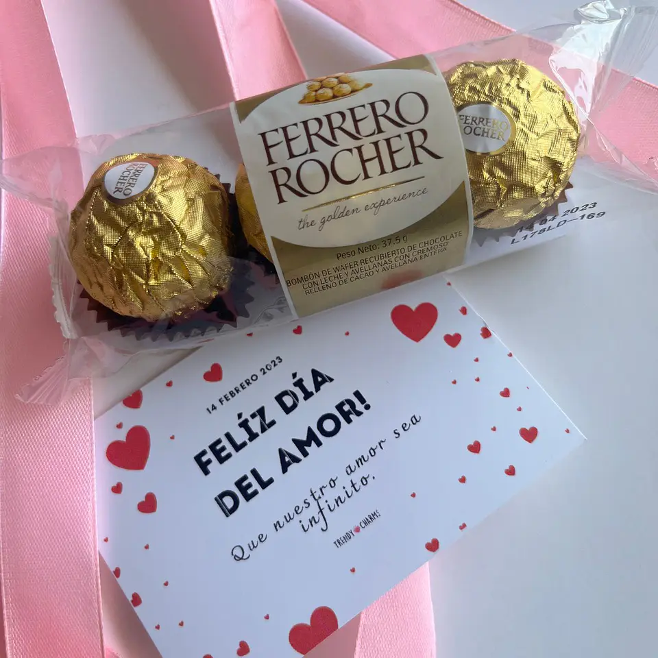 Chocolates y Tarjeta Día Amor 1