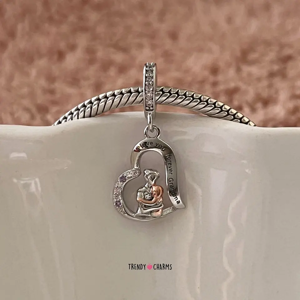 Charm Abuela y Nieta Por Siempre, PLata 925 1