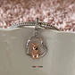 Charm Perro Pastor Alemán Te Amo Plata 925 - Miniatura 1