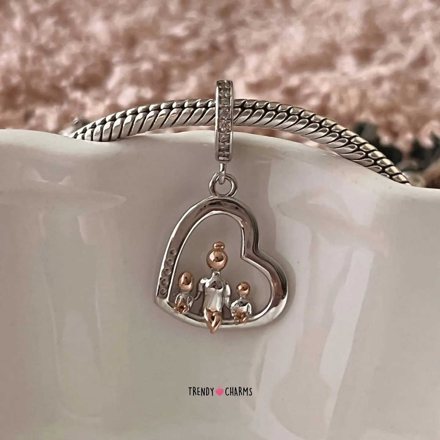 Charm Te Amamos Mamá Plata 925 3