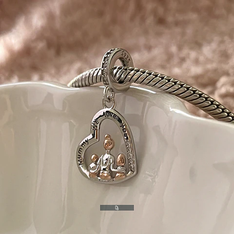 Charm Te Amamos Mamá Plata 925