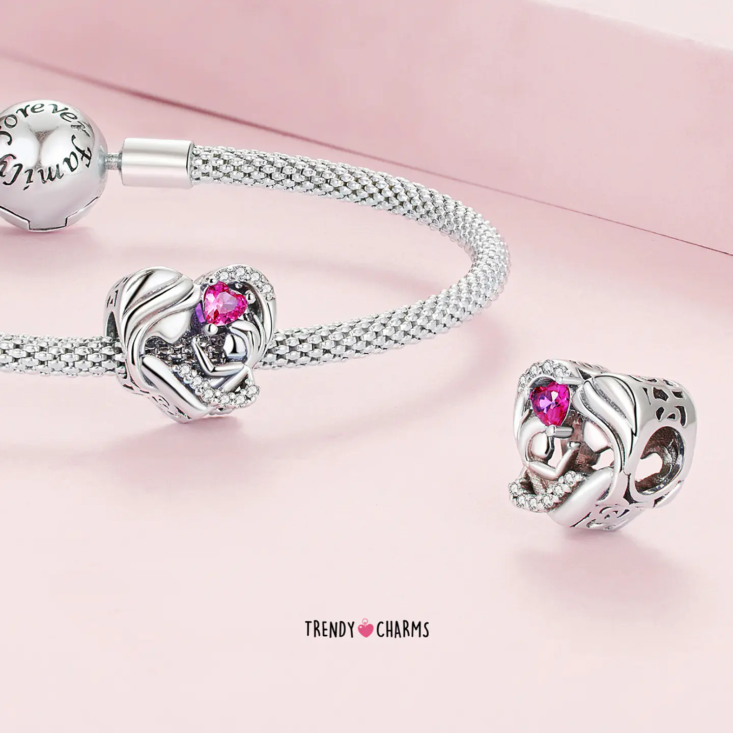 Charm Mamá por Primera Vez Plata 925 1
