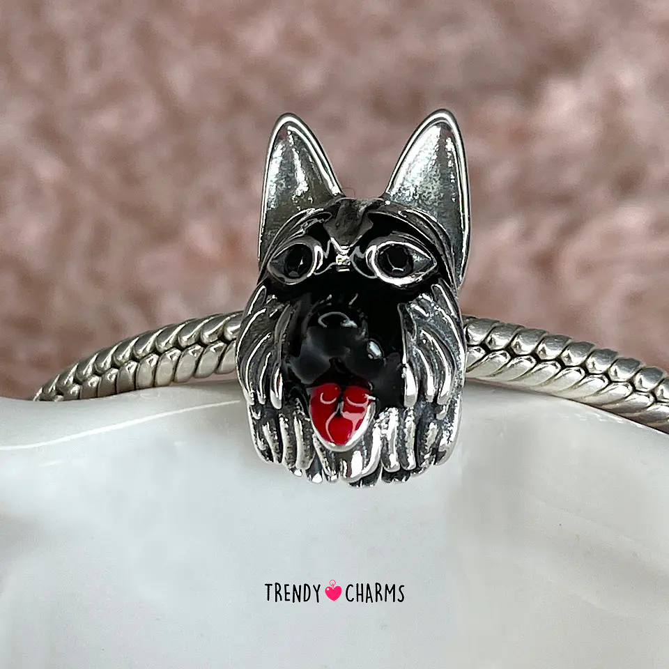 Charm Pastor Alemán Plata 925 1