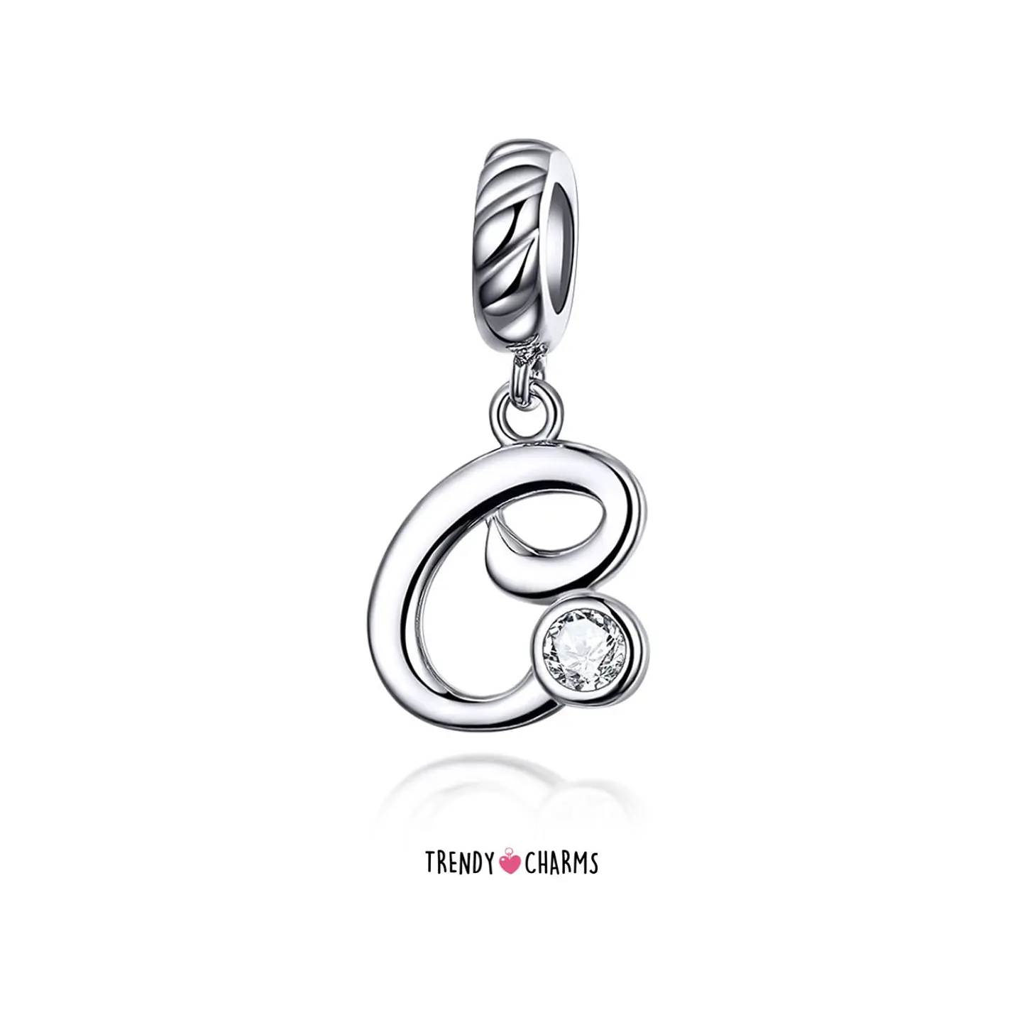 Charm Letra C Plata 925 3