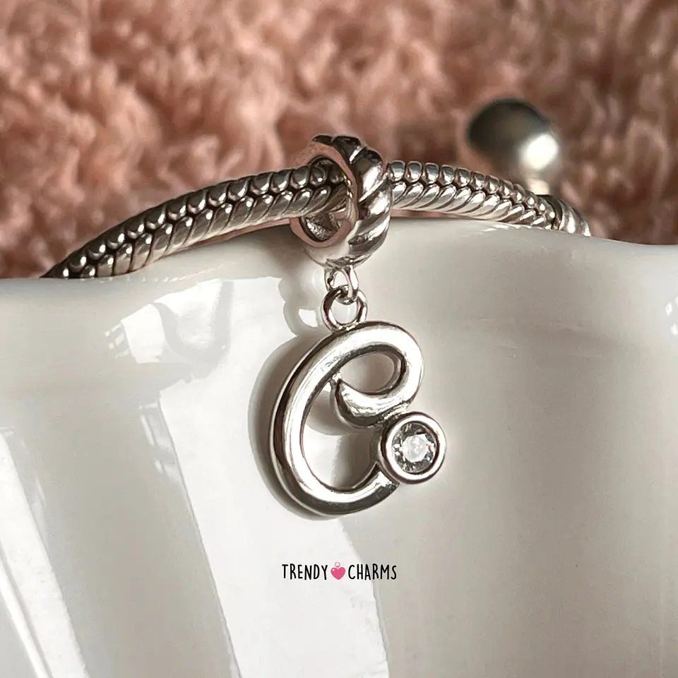 Charm Letra C Plata 925 2