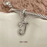 Charm Letra J Plata 925