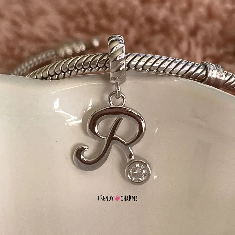 Charm Letra R Plata 925 2