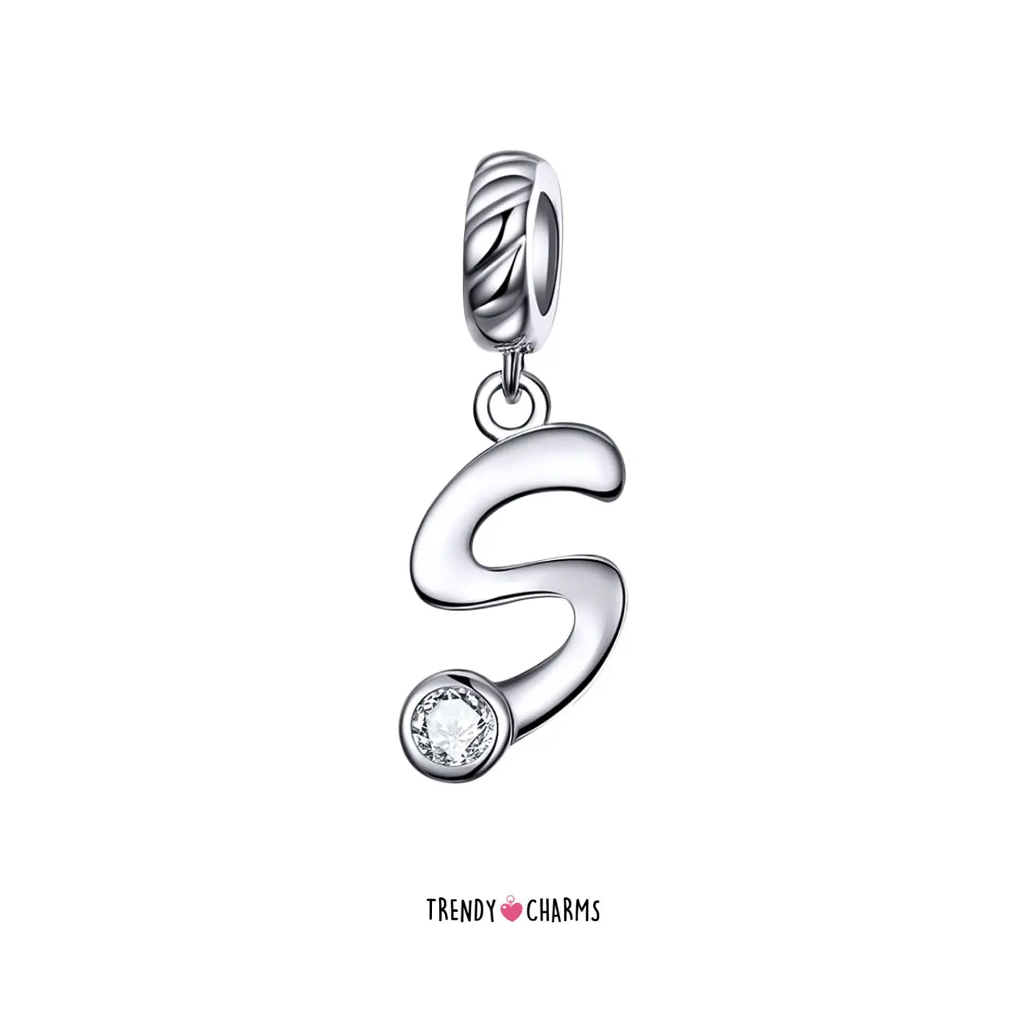 Charm Letra S Plata 925 3
