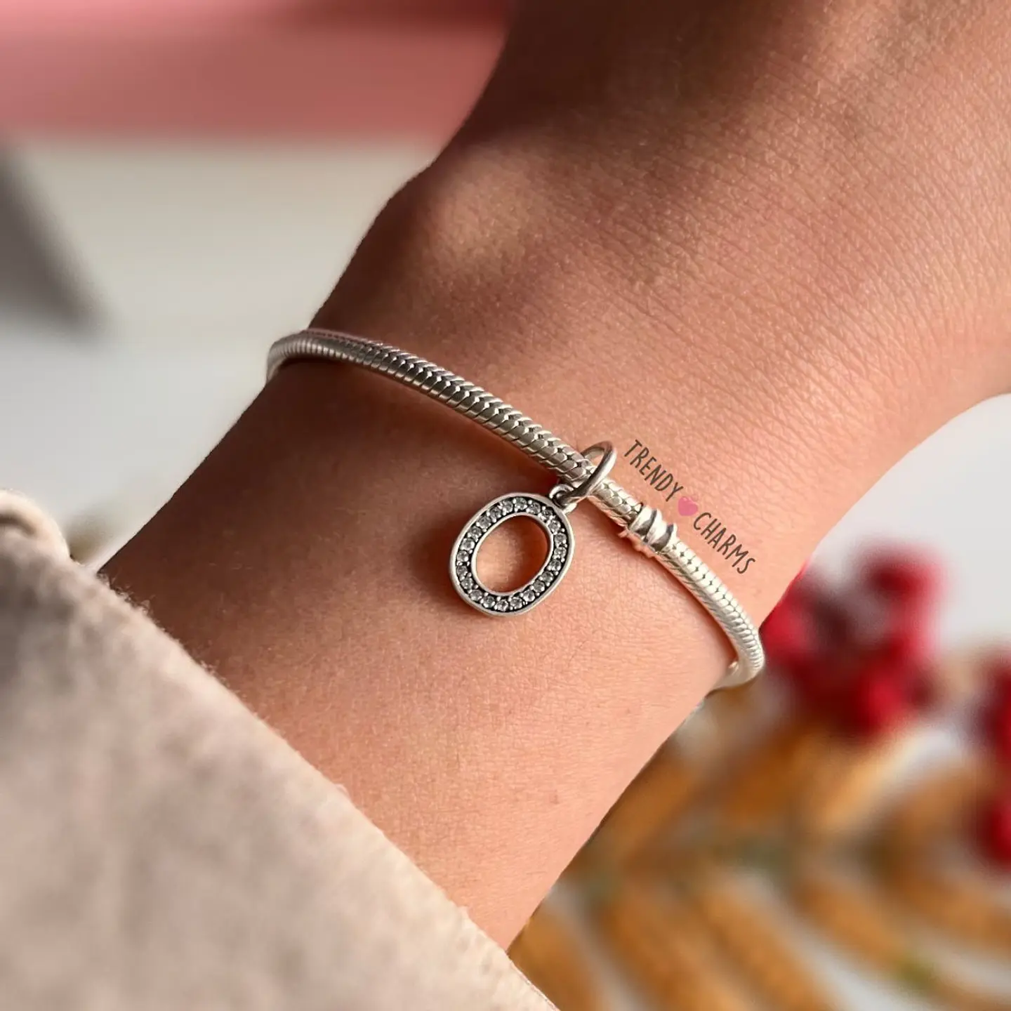 Charm Letra O Plata 925 1