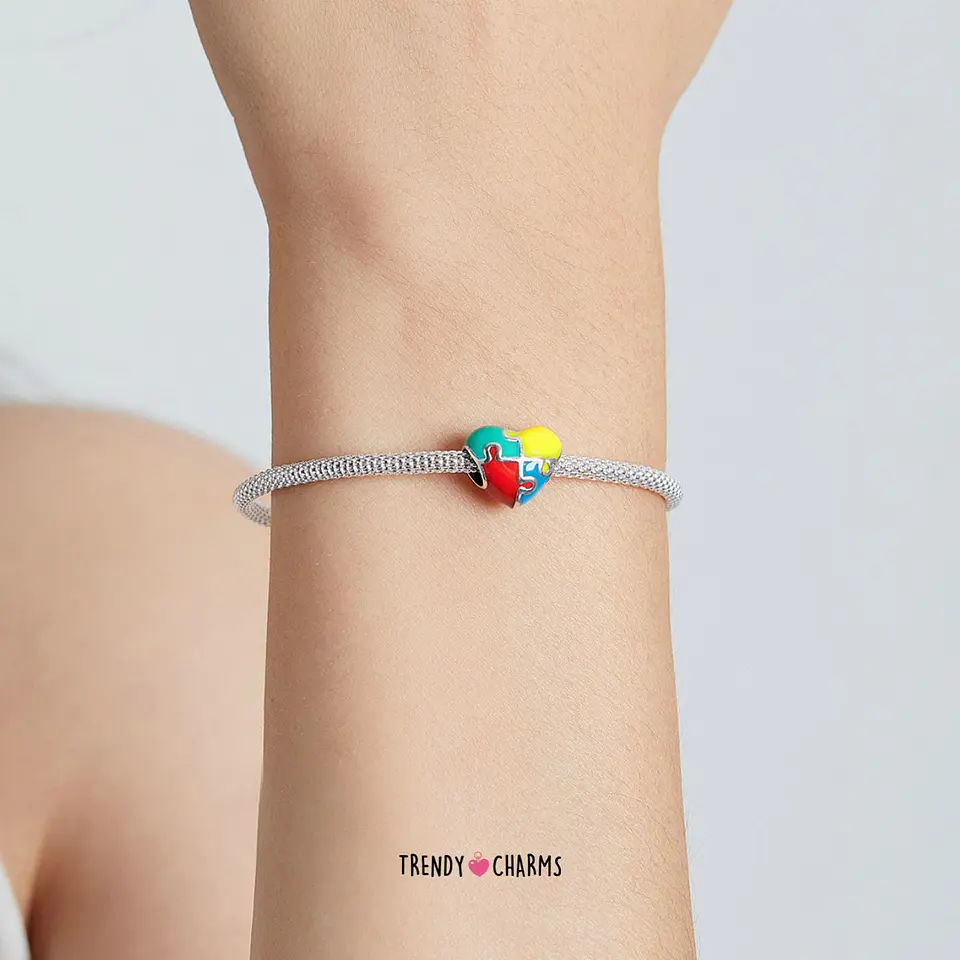 Charm Autismo Plata 925 2