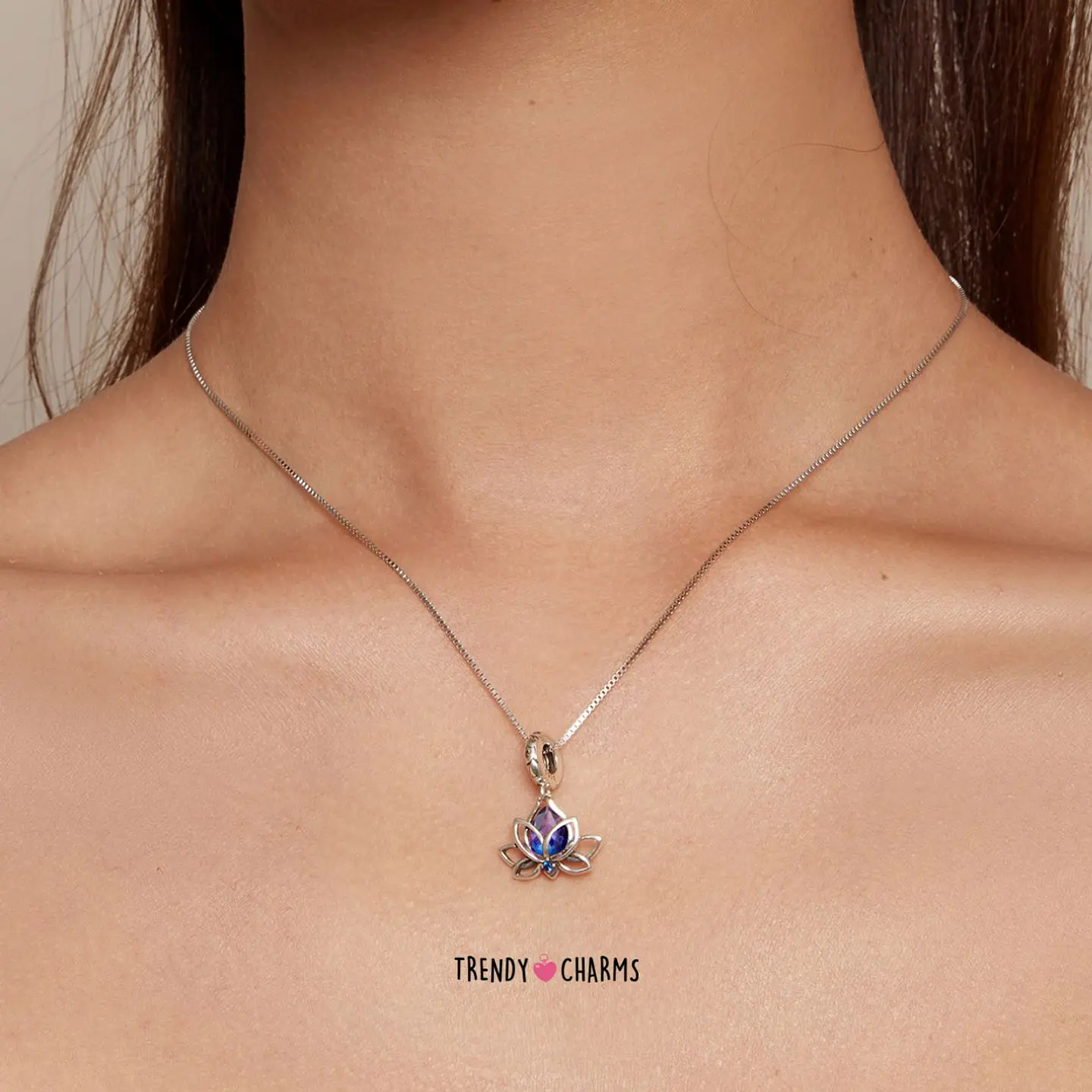 Charm Flor de Loto Serenidad Plata 925 4