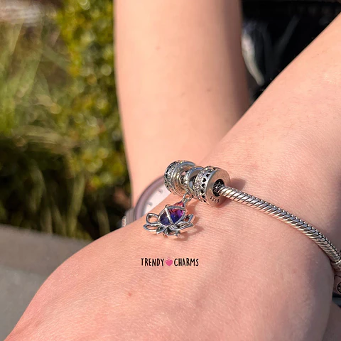 Charm Flor de Loto Serenidad Plata 925